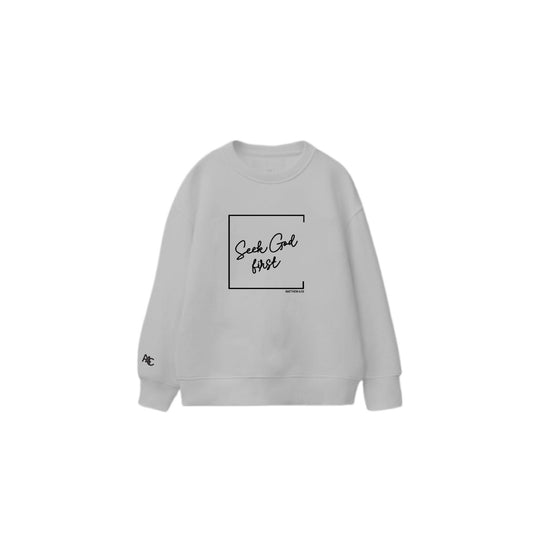 Seek God First - Sweater Front Logo