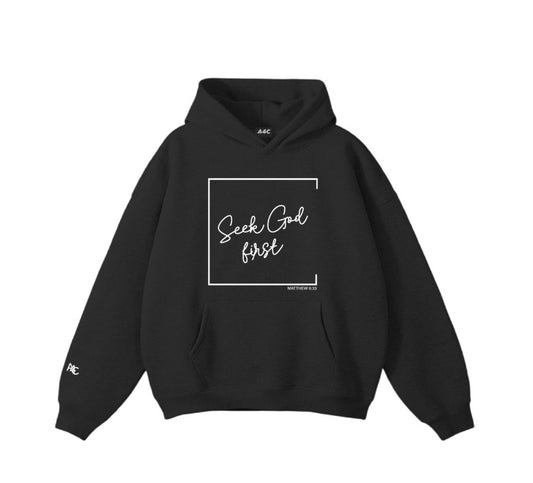 Seek God First - Hoodies Design Front