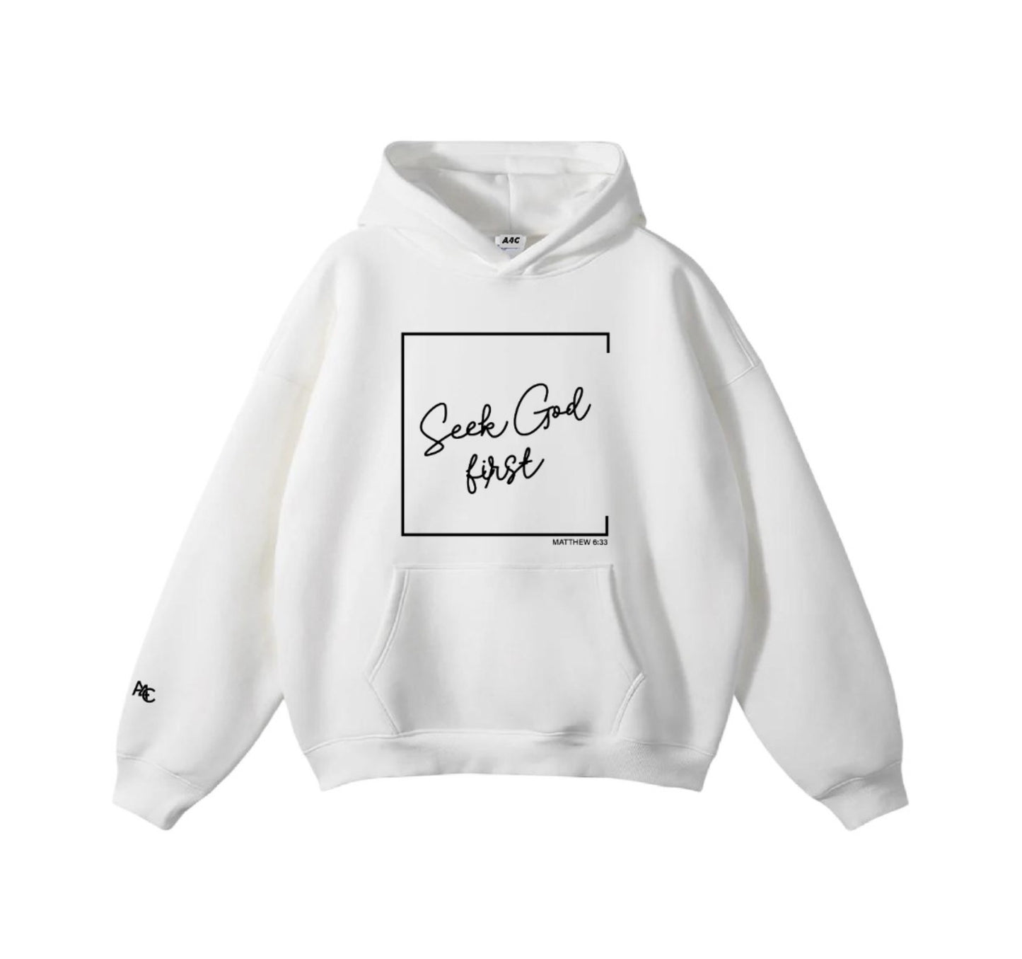Seek God First - Hoodies Design Front