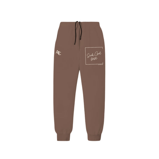 Seek God First - Joggers Large Logo