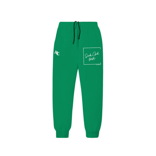 Seek God First - Joggers Large Logo