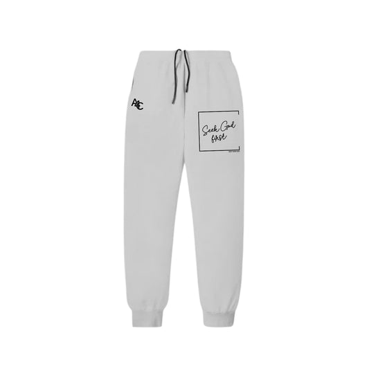 Seek God First - Joggers Large Logo