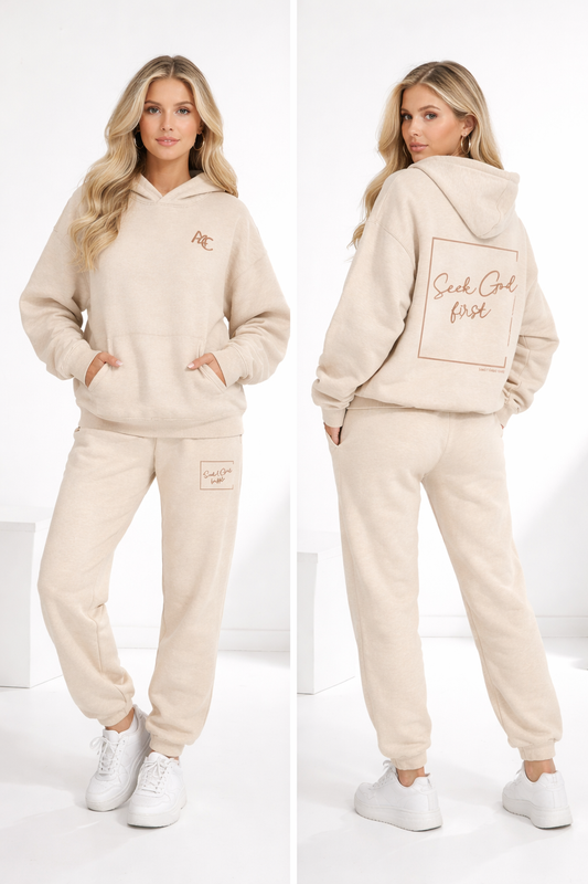 Seek God First Hoodie Design Back