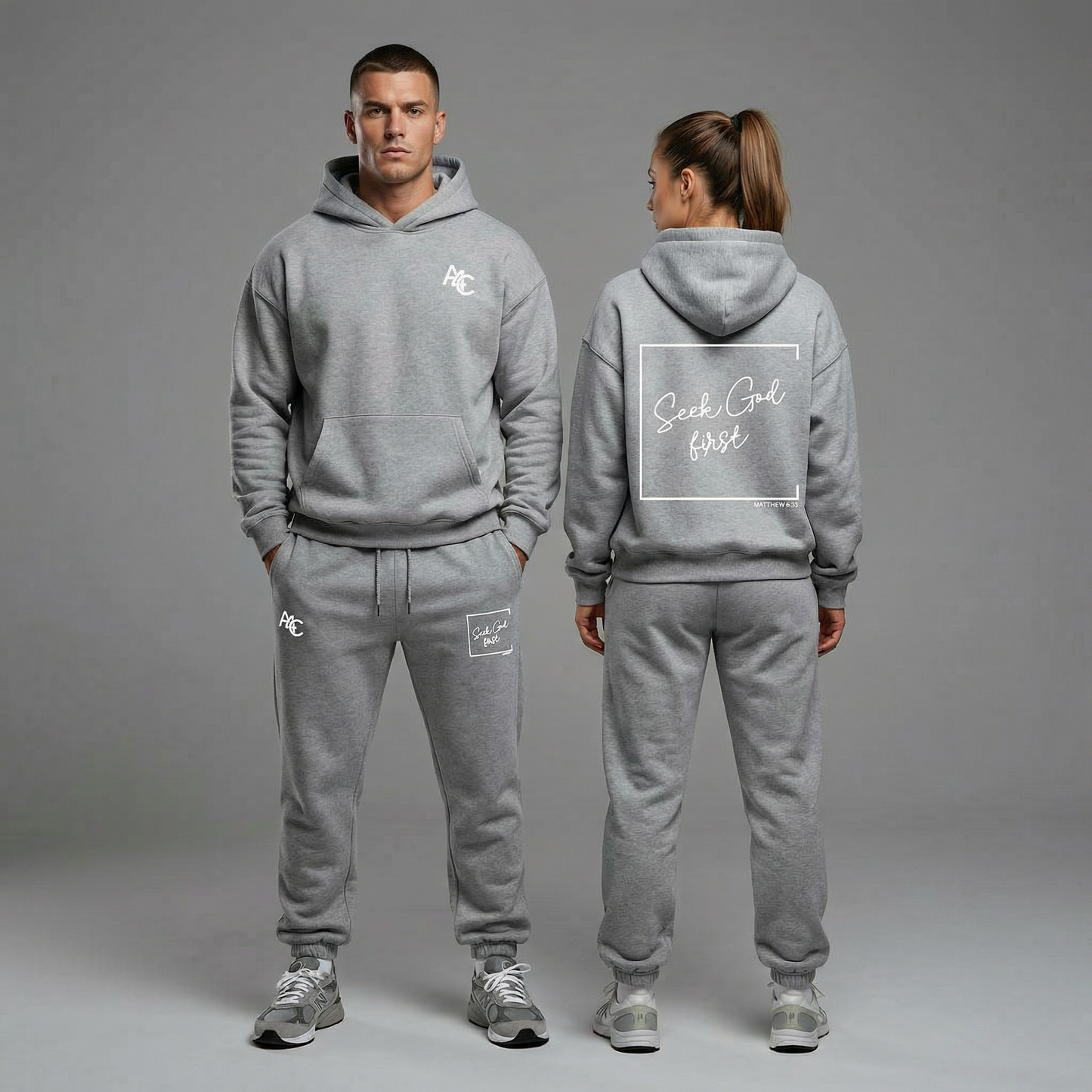 Seek God First Hoodie Design Back