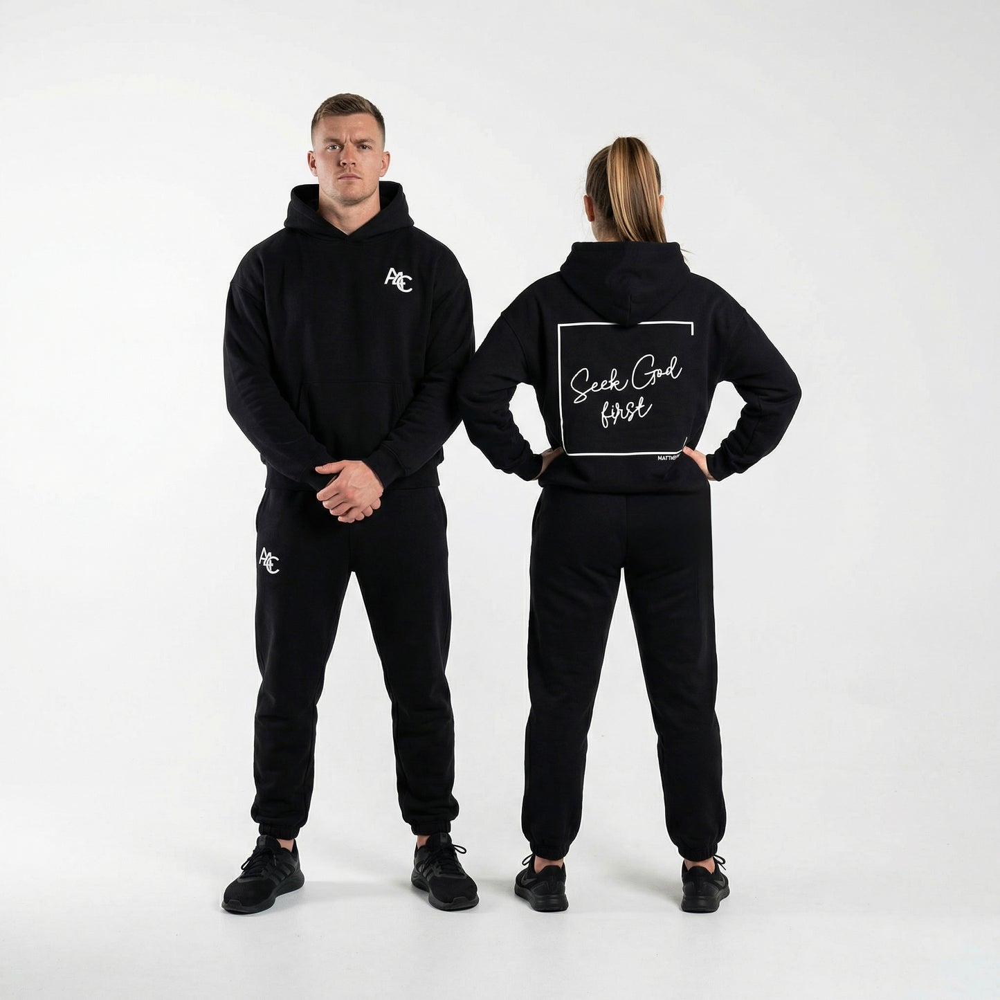 Seek God First Hoodie Design Back