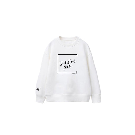 Seek God First - Sweater Front Logo