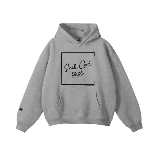 Seek God First - Hoodies Design Front