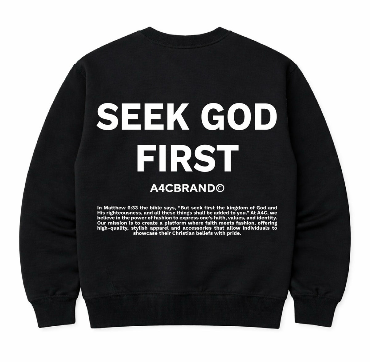 Seek God First - Crew Neck